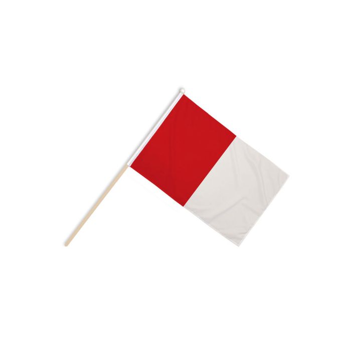 Red and White Irish County Large Wooden Table Flag – 18x12in (45 x 30 cm)