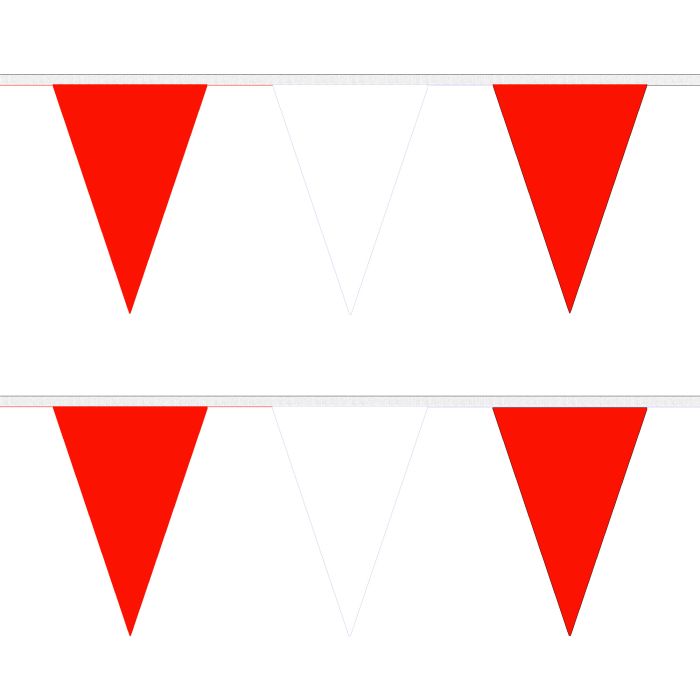 Red and White Bunting