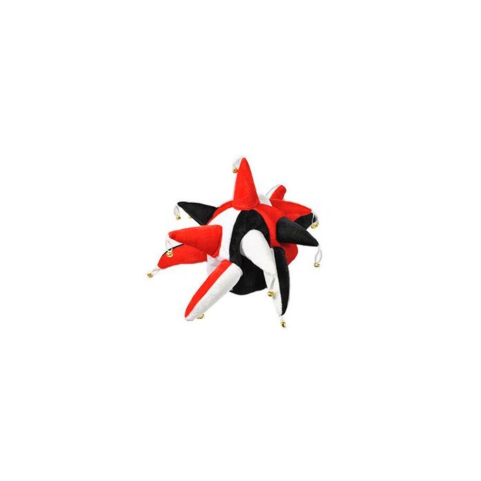 Red, Black and White Jester Hat