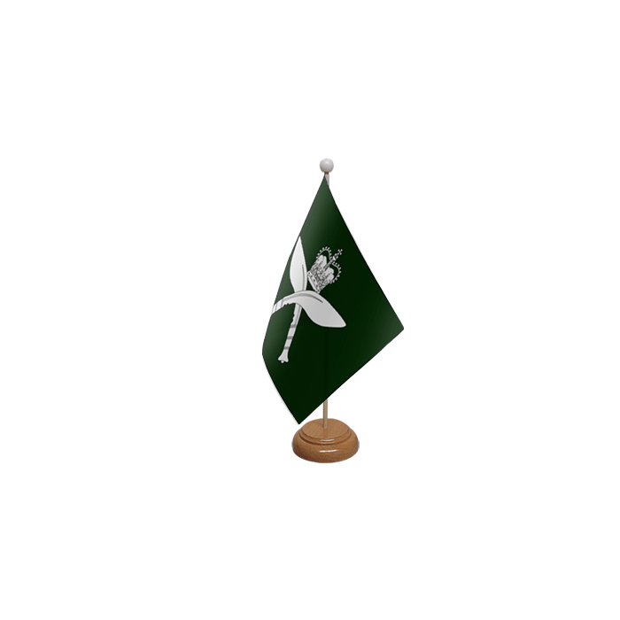 Royal Gurkhas Wooden Table Flag – 9x6in (22.5 x 15 cm)