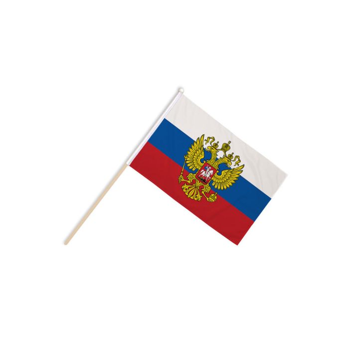Russia (Crest) Hand Flags