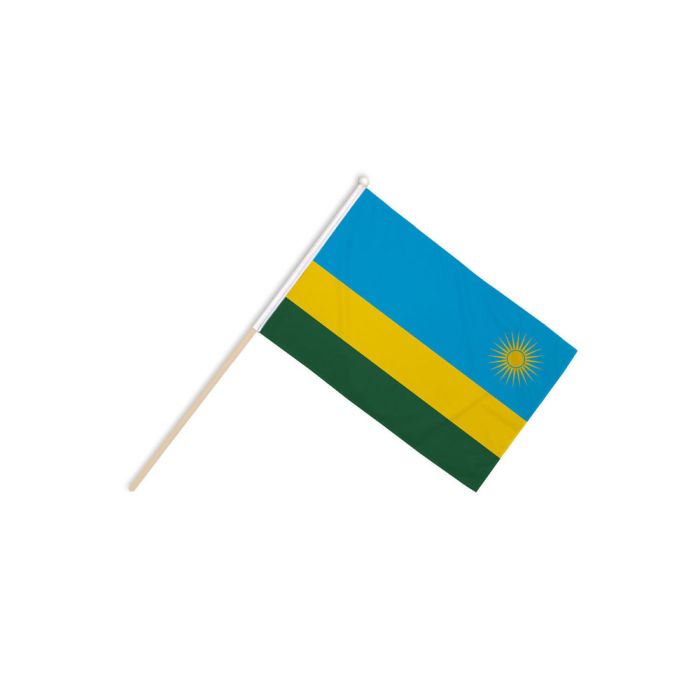 Rwanda Hand Flags