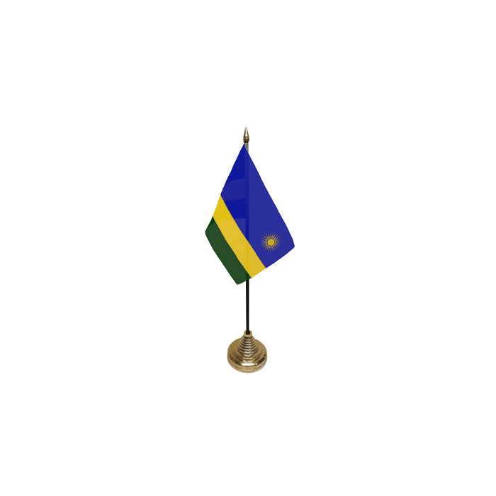 Rwanda Table Flag – 6x4in (15 x 10 cm)