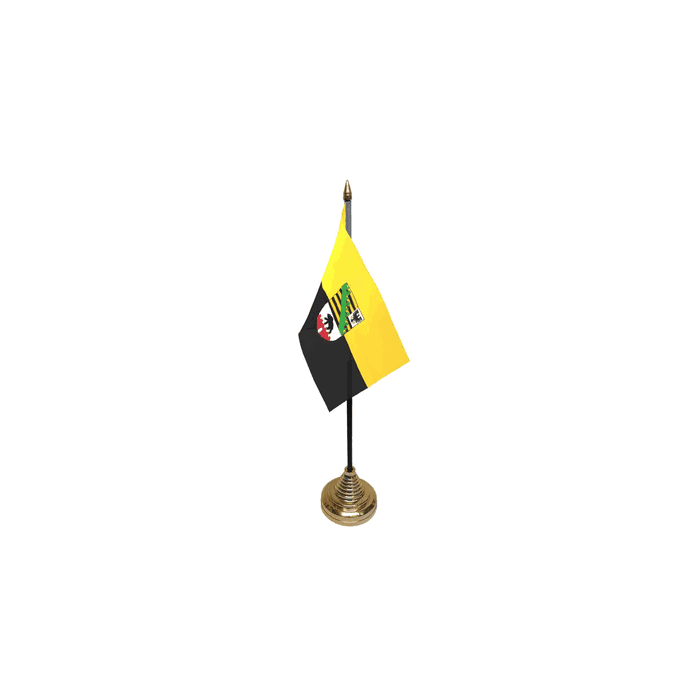 Sachsen Anhalt Small Table Flag – 6x4in (15 x 10 cm)
