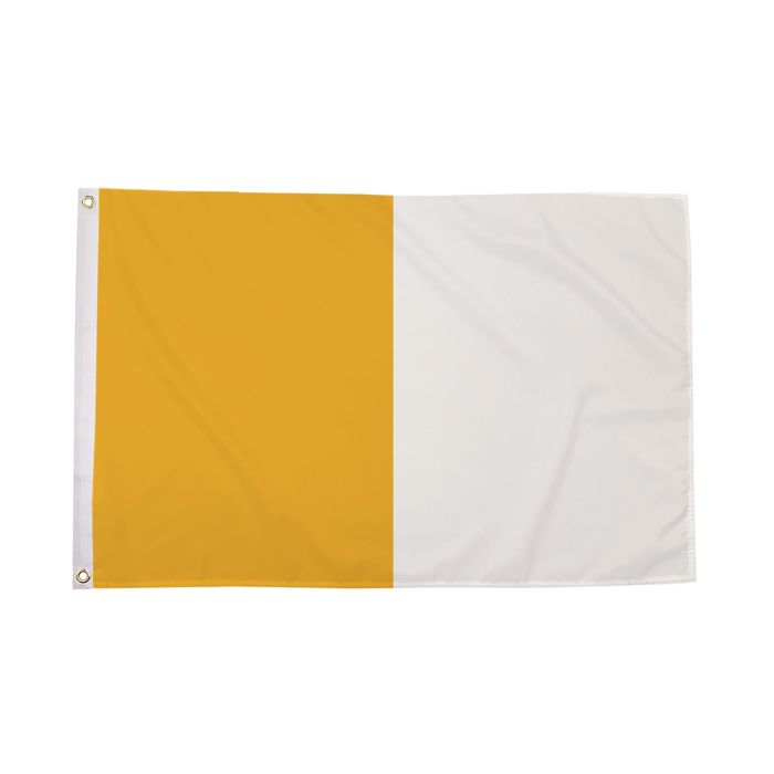 Saffron and White Irish County Coffin Drape Flag
