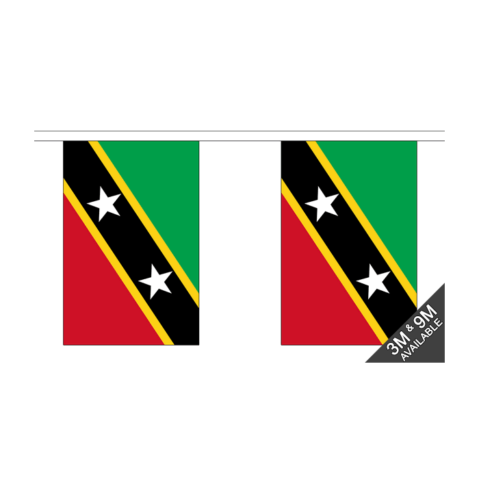 Saint Kitts and Nevis Small Rectangle Bunting