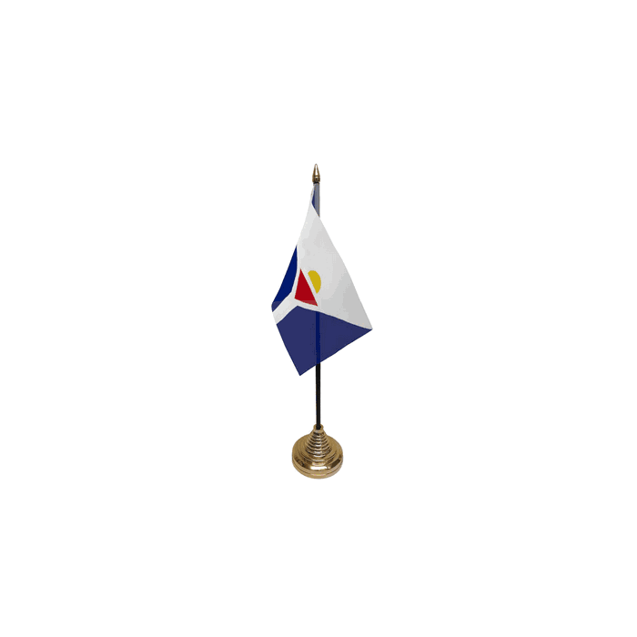 Saint Martin Table Flag – 6x4in (15 x 10 cm)