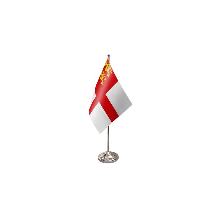 Sark Large Wooden Table Flag – 18x12in (45 x 30 cm)