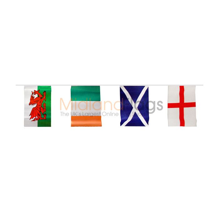 6 Nations Rugby Bunting (7m Length)