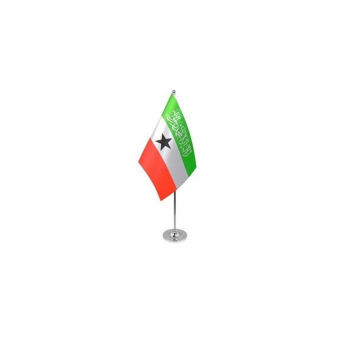 Somaliland Satin Table Flag – 9x6in (22.5 x 15 cm)