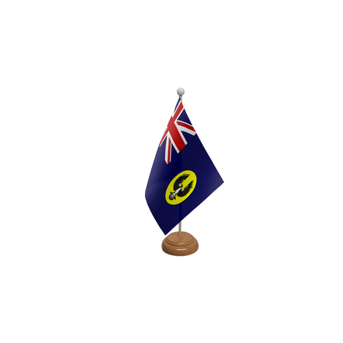 South Australia Wooden Table Flag – 9x6in (22.5 x 15 cm)