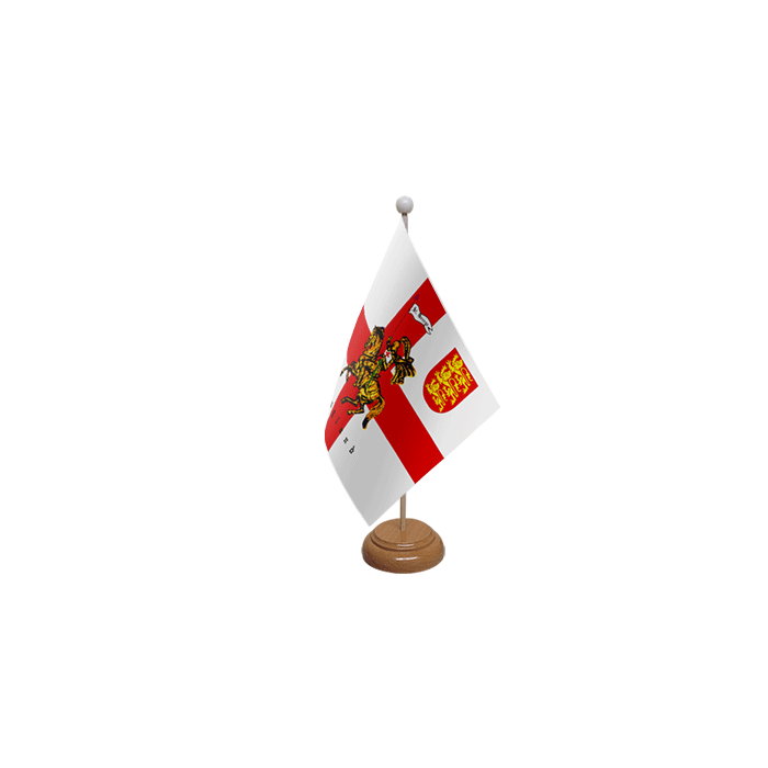 St George Charger Wooden Table Flag – 9x6in (22.5 x 15 cm)