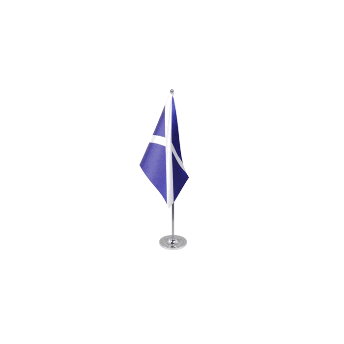 St Andrews (Navy Blue) Satin Table Flag
