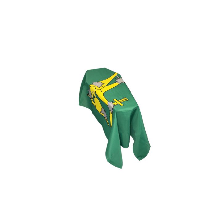 Starry Plough Green Coffin Drape Flag