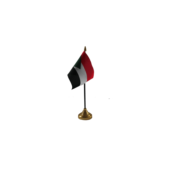 Sudan Table Flag – 6x4in (15 x 10 cm)