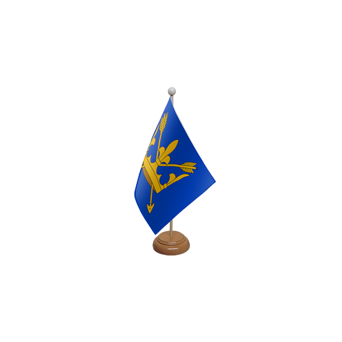 Suffolk New Wooden Table Flag – 9x6in (22.5 x 15 cm)