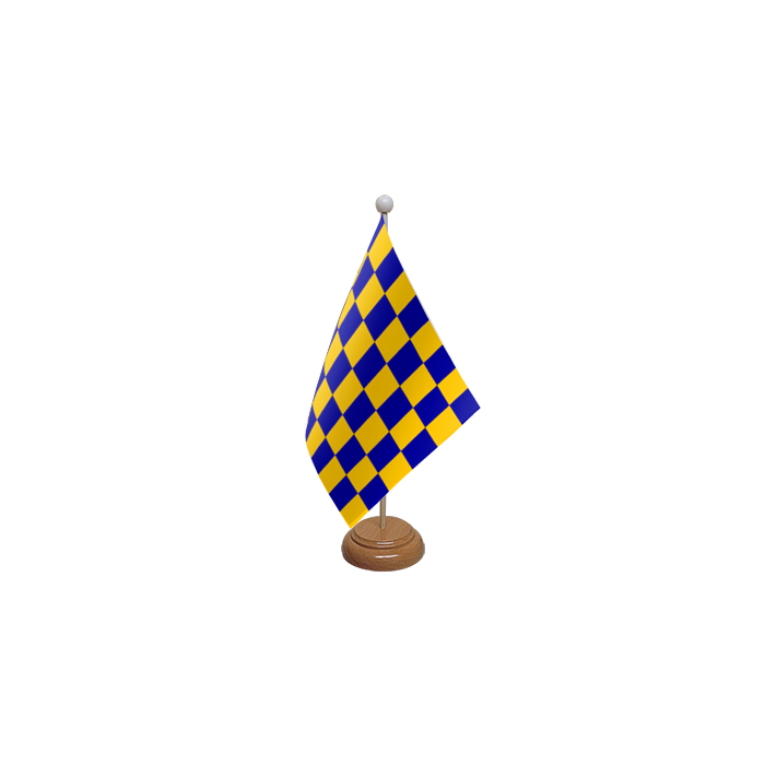 Surrey New Wooden Table Flag – 9x6in (22.5 x 15 cm)