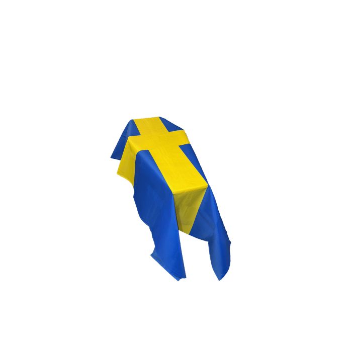 Sweden Coffin Drape Flag