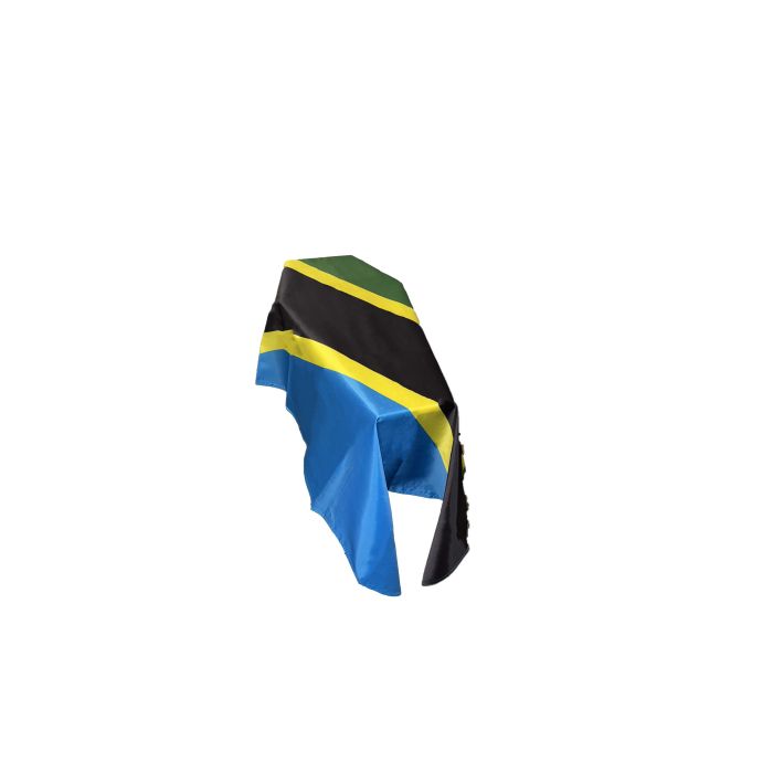 Tanzania Coffin Drape Flag