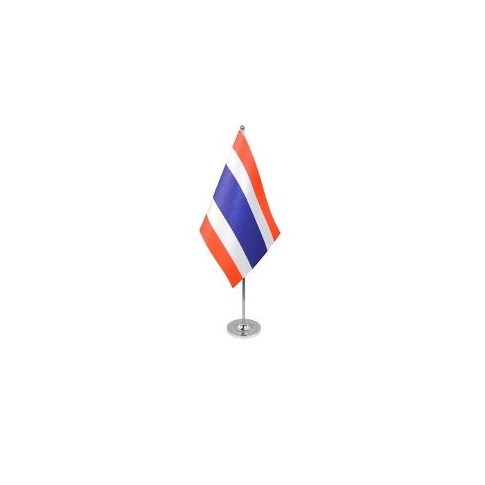 Thailand Satin Table Flag – 9x6in (22.5 x 15 cm)