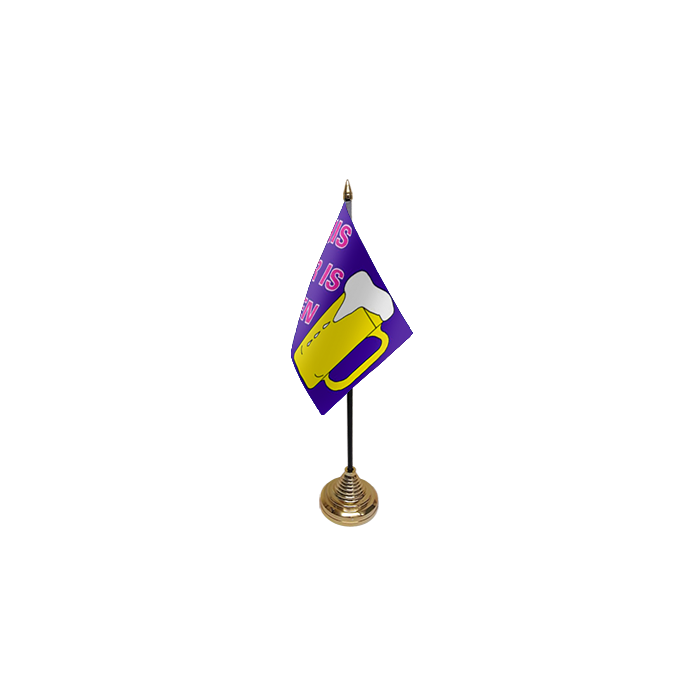 This Bar Is Open Table Flag – 6x4in (15 x 10 cm)