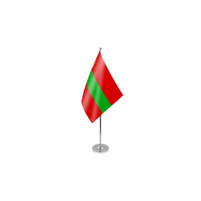 Transnistria Satin Table Flag – 9x6in (22.5 x 15 cm)