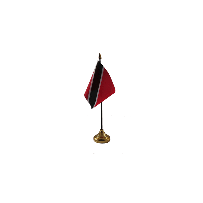 Trinidad and Tobago Table Flag – 6x4in (15 x 10 cm)
