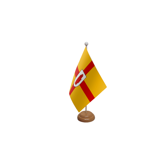 Ulster Large Wooden Table Flag – 18x12in (45 x 30 cm)