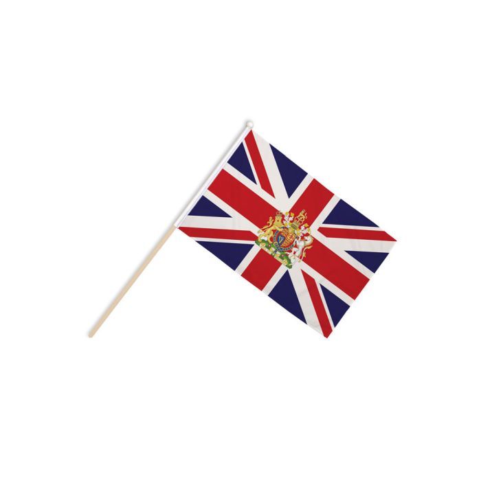 Union Jack Crest Hand Flags