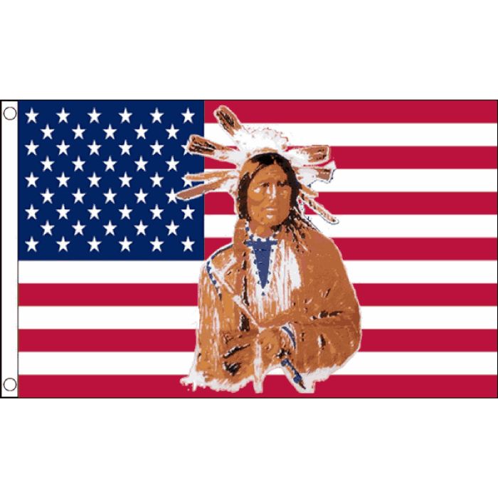 USA Indian Flag