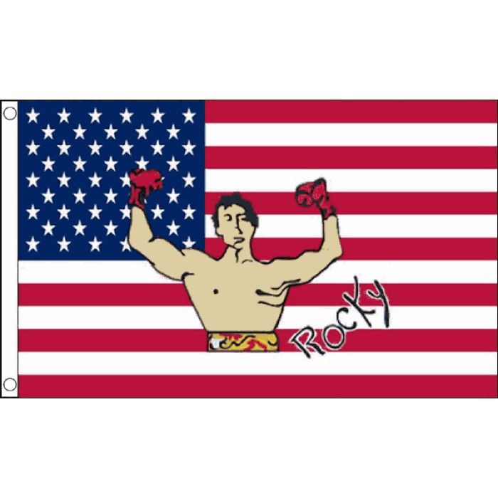 USA Rocky Flag
