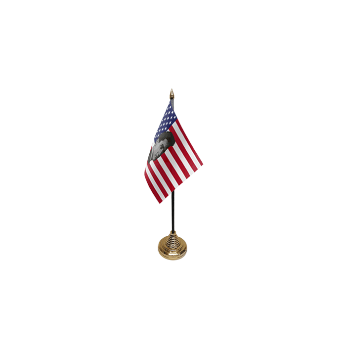 USA Elvis Small Table Flag – 6x4in (15 x 10 cm)