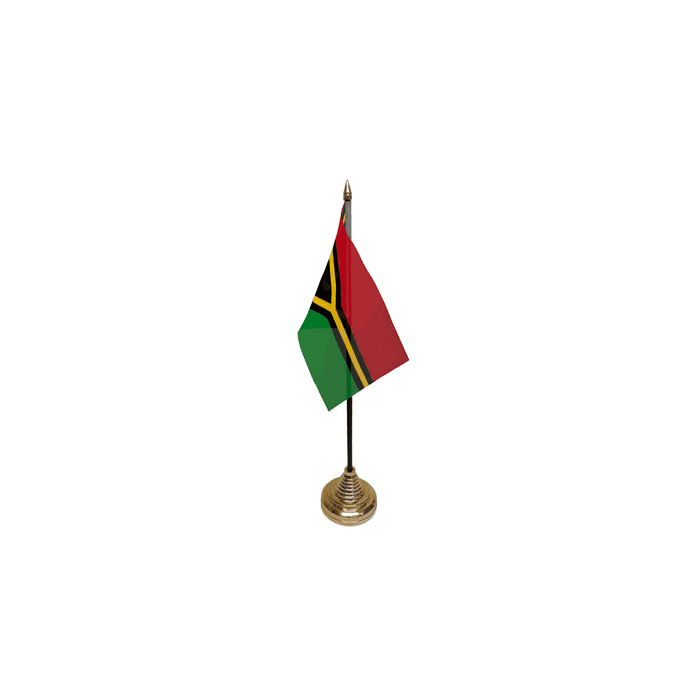 Vanuatu Table Flag – 6x4in (15 x 10 cm)