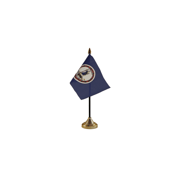 Virginia Table Flag – 6x4in (15 x 10 cm)