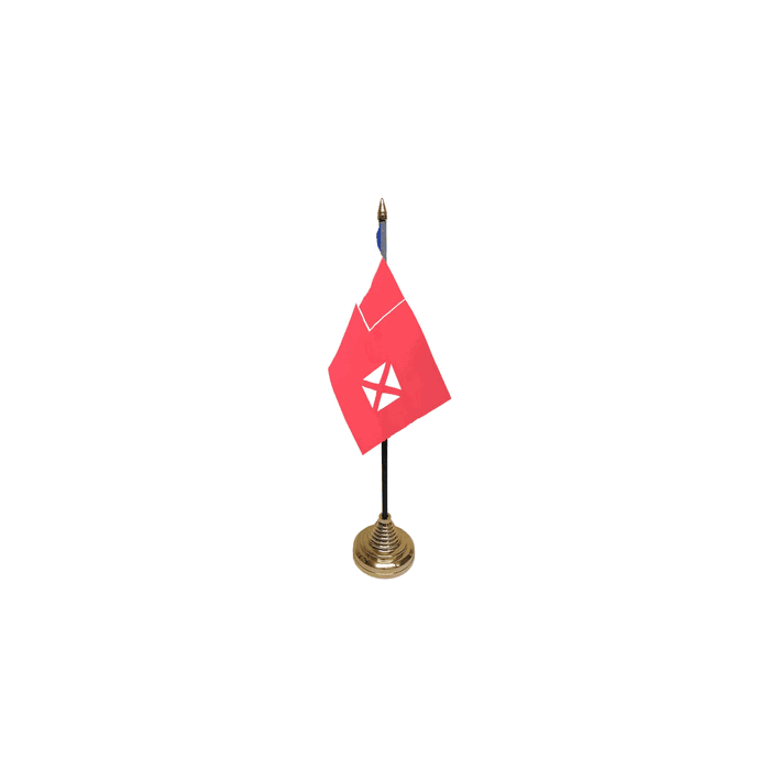 Wallis and Futuna Table Flag – 6x4in (15 x 10 cm)