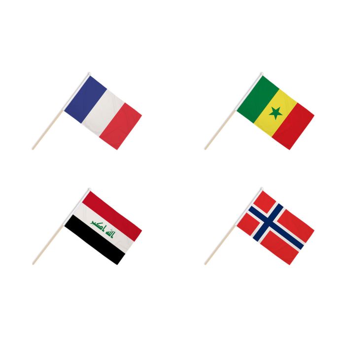 World Cup 2026 Group I Hand Flags