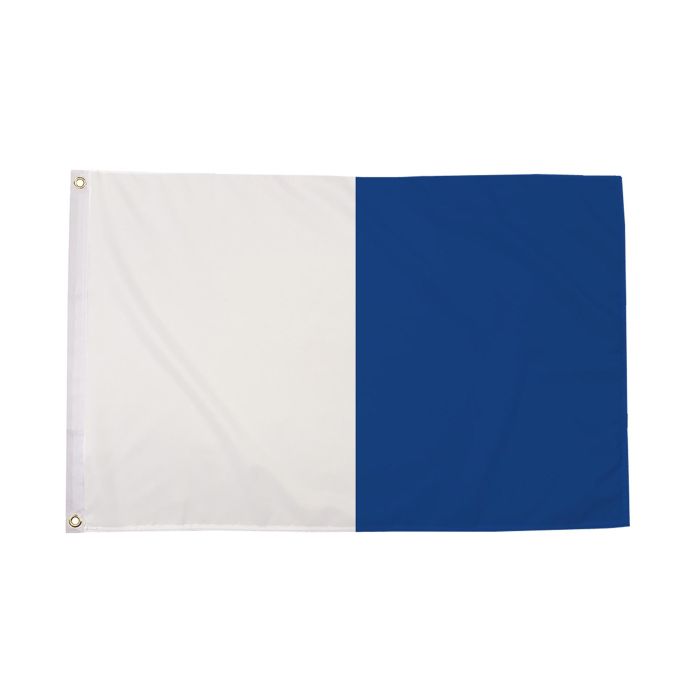 White and Blue Irish County Coffin Drape Flag