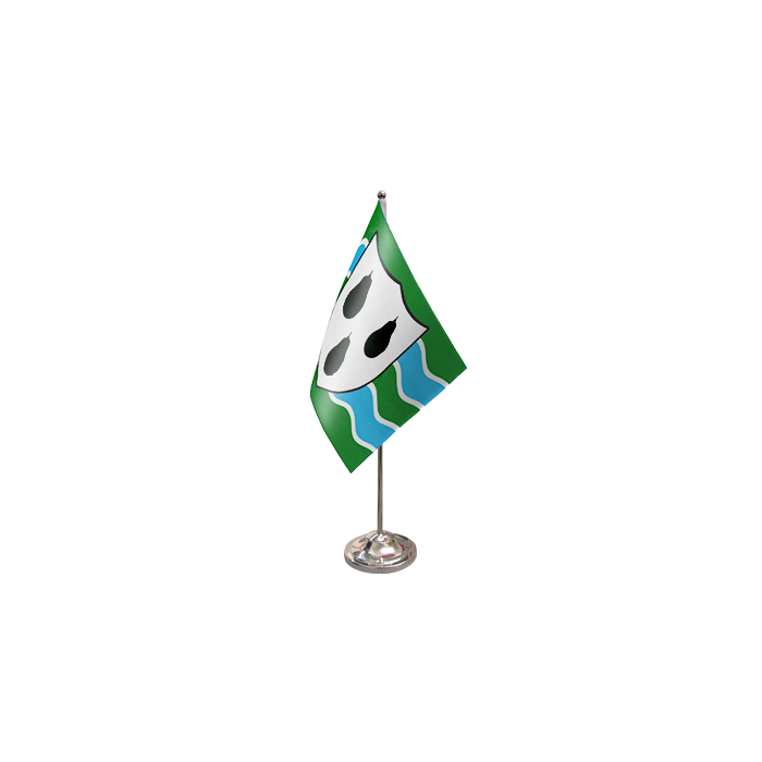 Worcestershire (New) Satin Table Flag – 9x6in (22.5 x 15 cm)