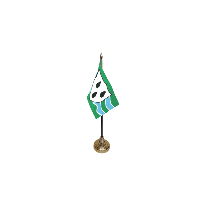 Worcestershire (New) Table Flag – 6x4in (15 x 10 cm)