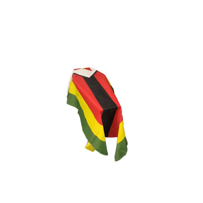 Zimbabwe Coffin Drape Flag