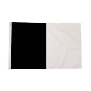 Black and White Irish County Flag