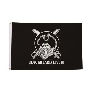 Blackbeard Lives Flag