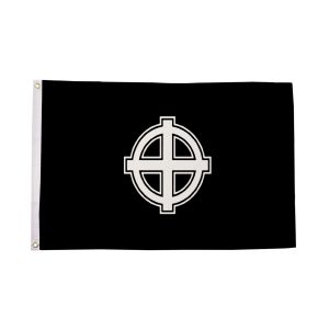 Celtic Cross (Black) Flag