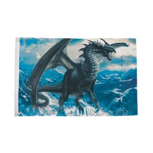 Dragon Blue Flag