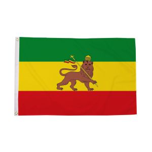 Ethiopia with Lion (Rasta) Flag