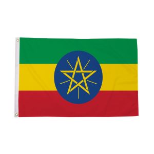 Ethiopia (with star) Flag