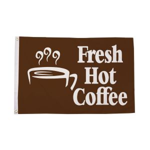 Fresh Hot Coffee Flag