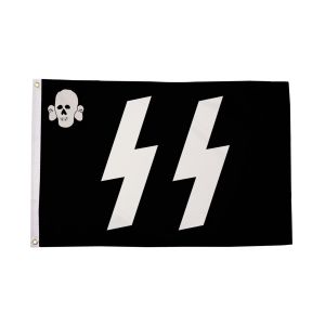 German SS Skull Flag