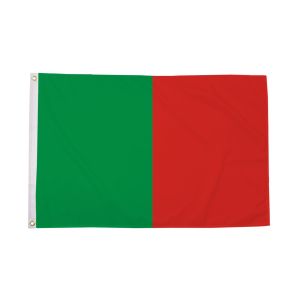 Green and Red Irish County Flag