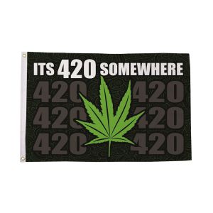 It's 420 Somewhere Flag